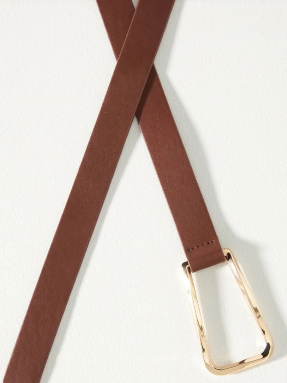 Anthropologie Chocolate Wrap Belt NWT